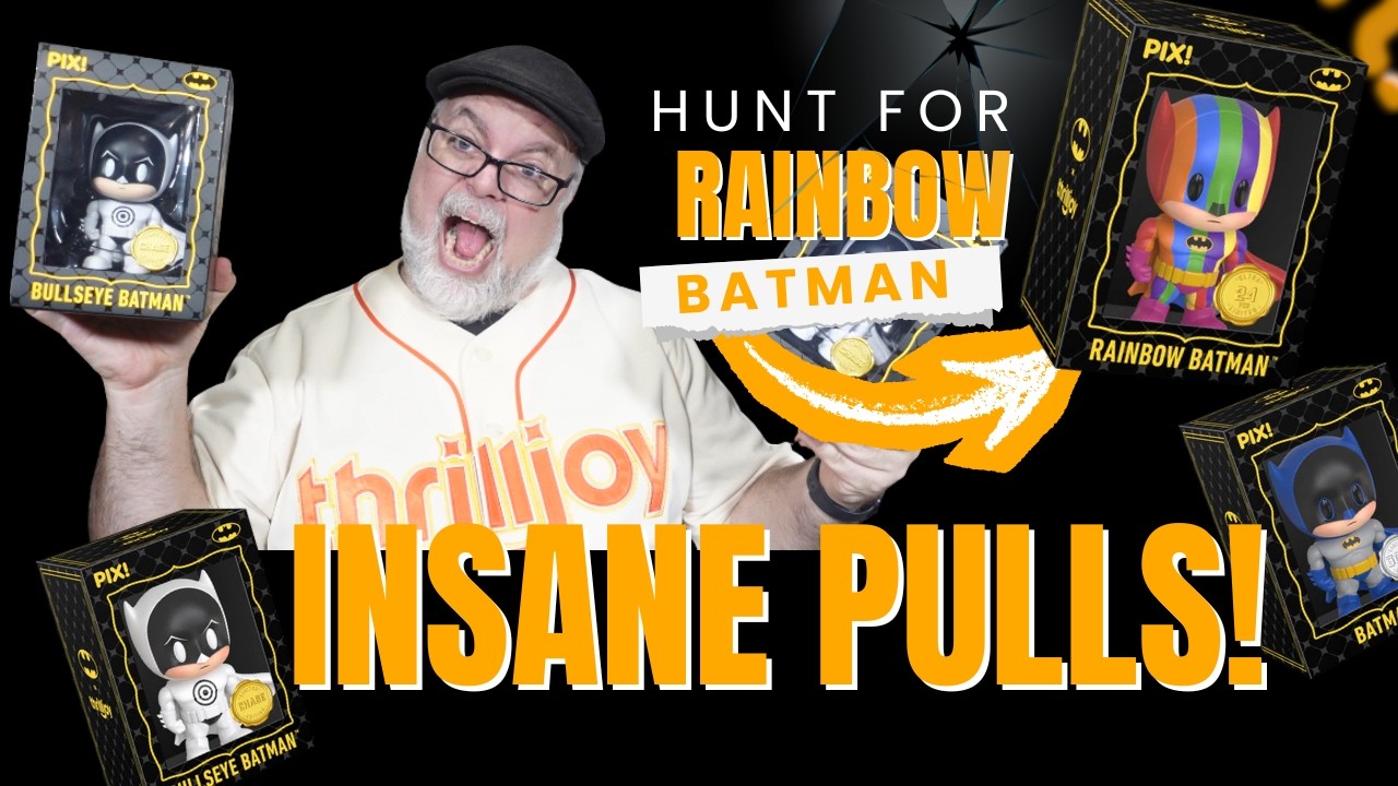 Insane Chase Pulls! Hunt for Super Rainbow Batman Thrilljoy Chase!