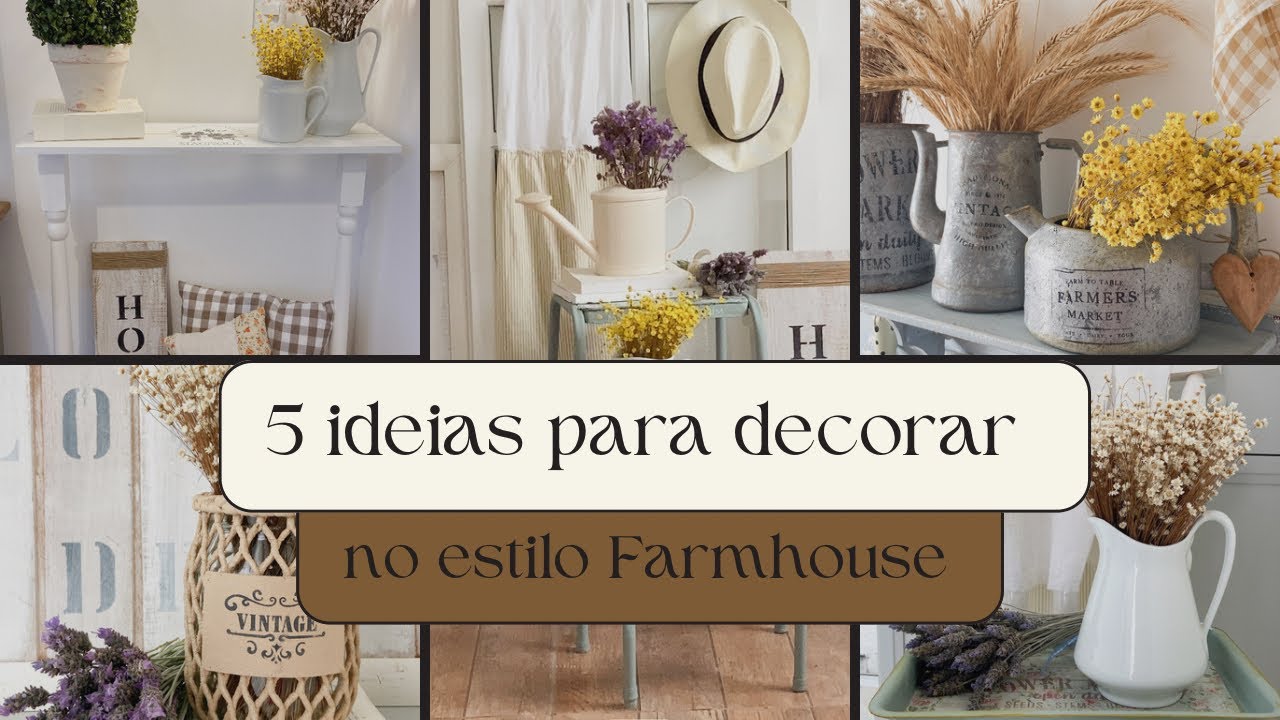 5 ideias para decorar com reaproveitamento no estilo Farmhouse