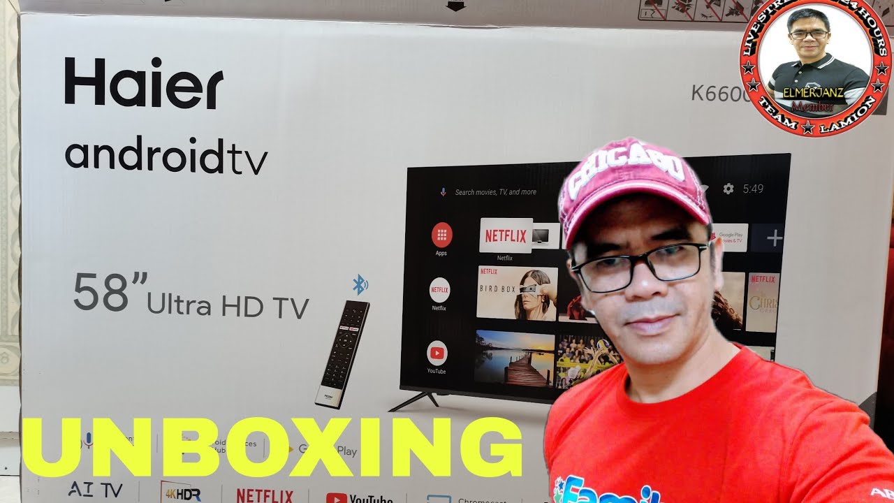 UNBOXING HAIER ANDROID TV/58 INCHES TV