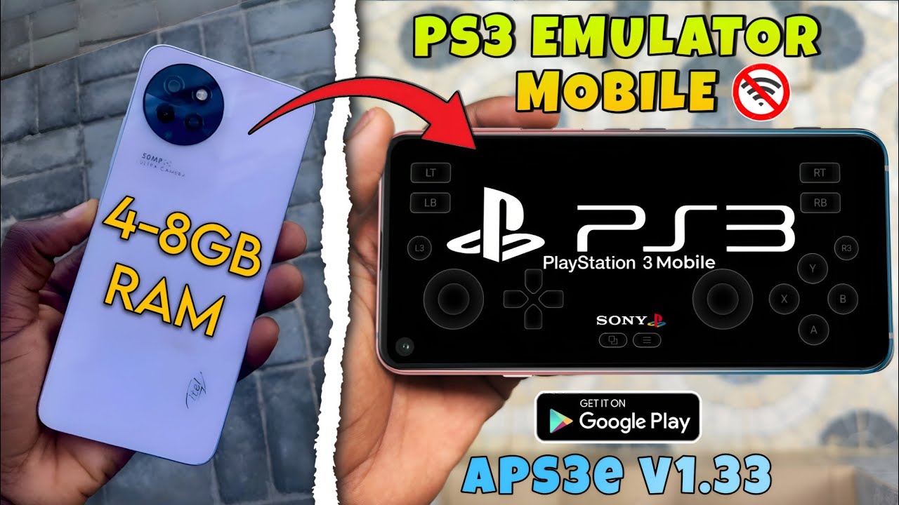 Comment Installer & jouer des jeux PS3 sur n'importe quel téléphone Android - APS3e V1.33