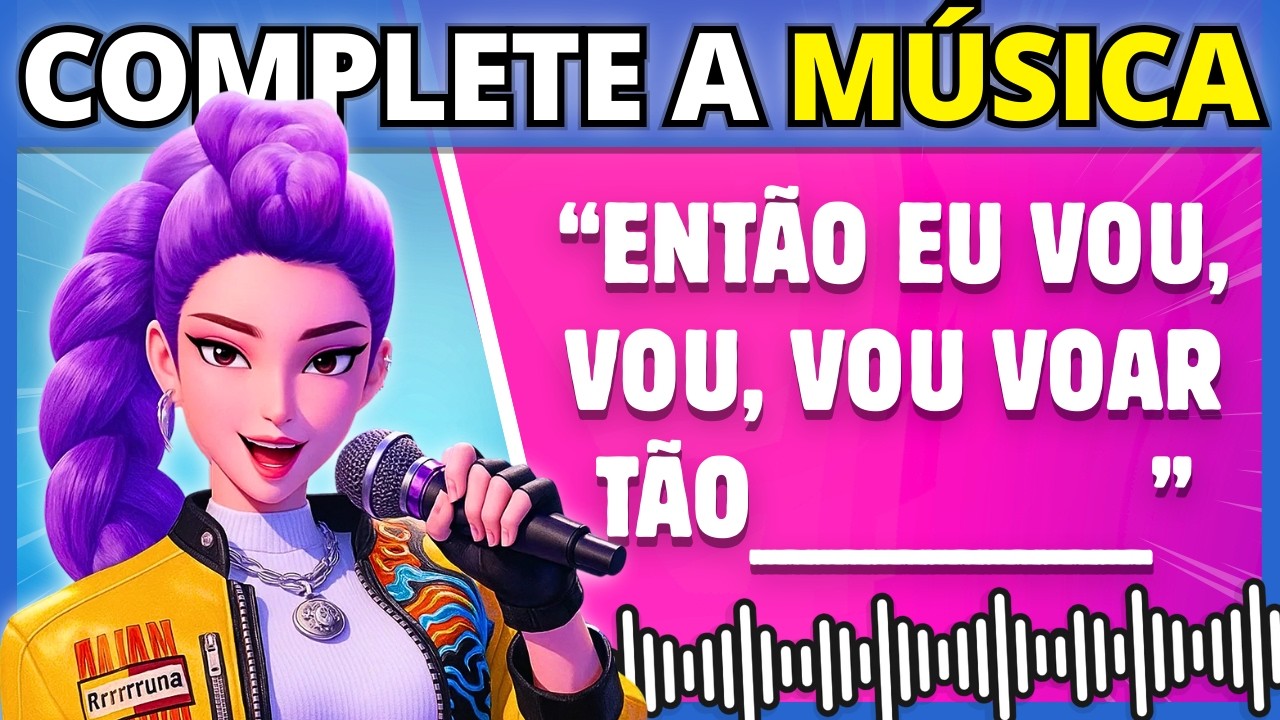 🎶🎙️Complete a LETRA das m&uacute;sicas GUERREIRAS do K-POP | Adivinha pela Can&ccedil;&atilde;o Zoey, Rumi, Mira | #quiz