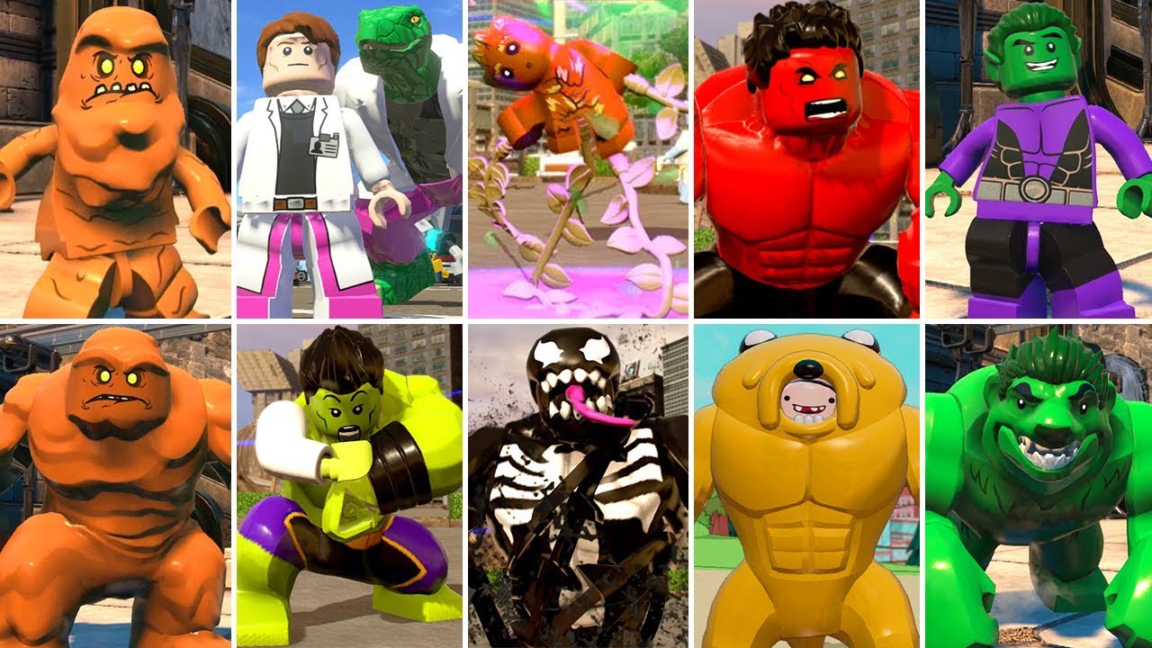 All Big-Fig Character Transformations in LEGO Videogames (w/All DLC)