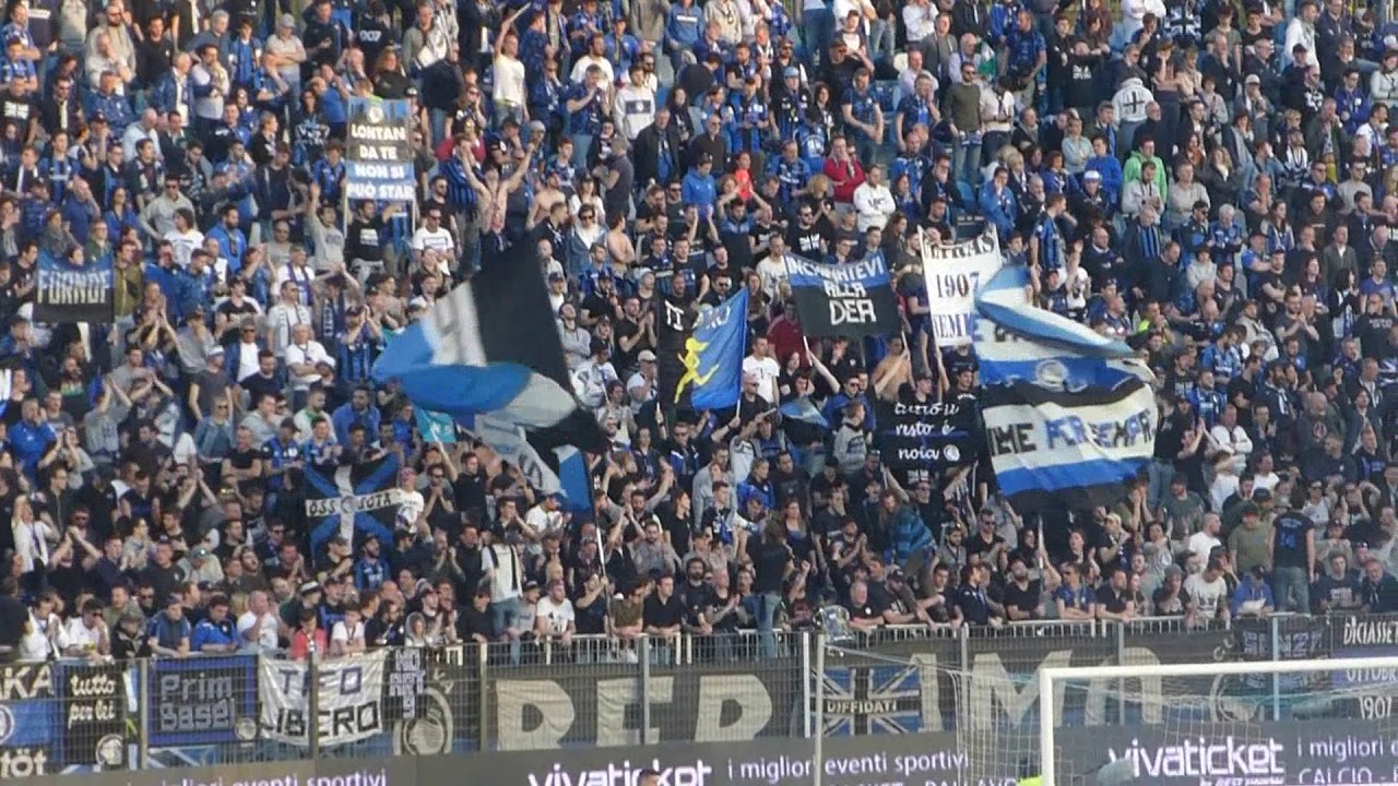 SPAL - Atalanta 1-1: Tifo Curva Nord Bergamo