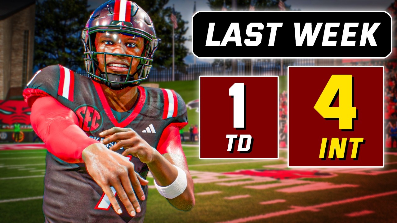 Our QB Had His WORST Ever Game... And Now Plays #1 Alabama | College Football 26 Dynasty | 58