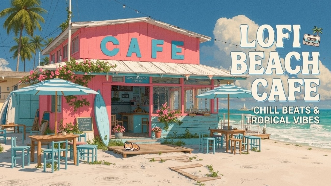 Chill Lofi Hip Hop | Beach Vibes | Summer Lofi Beats & Relaxing Coastal Music for Study