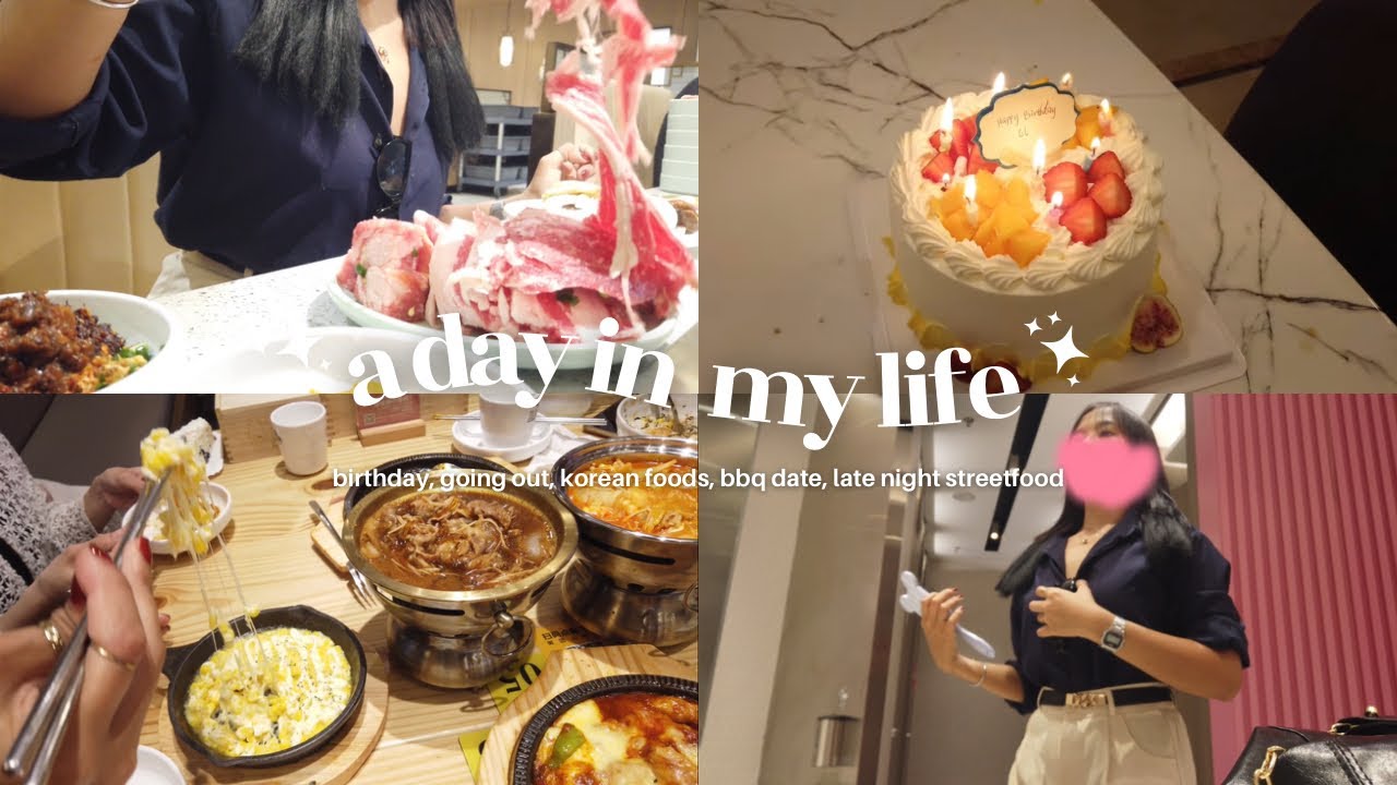 a day in my life living in china ˖𓍢ִִ໋🇨🇳⋆ birthday, going out, korean foods, bbq, night streetfood 🍢