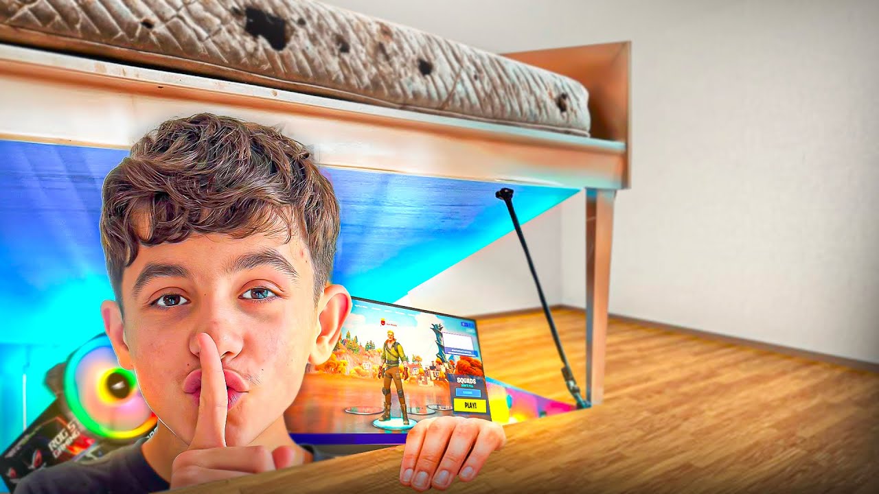ON CONSTRUIT UNE PI&Egrave;CE SECR&Egrave;TE GAMING AU SOUS SOL