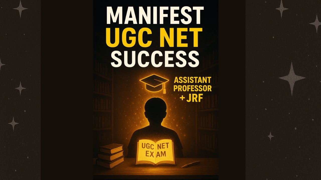 Manifest UGC NET Success | Assistant Professor + JRF 📚(Supraliminal+Subliminal)