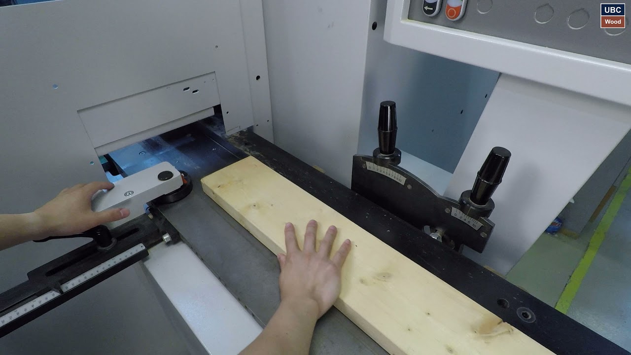 Weinig Powermat 700 Moulder Basic Operations | UBC, Wood Science, CAWP, TLEF
