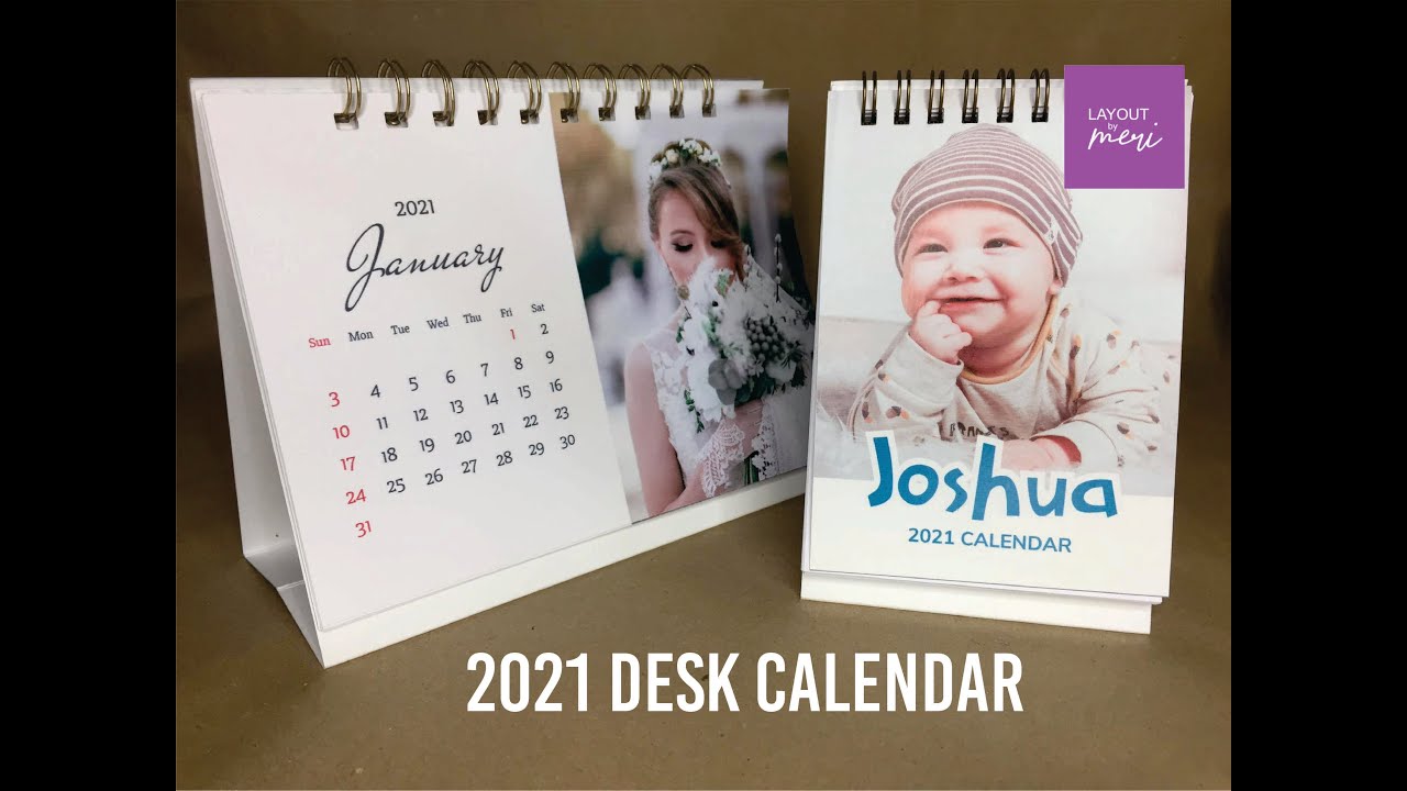 DIY 2021 Desk Calendar