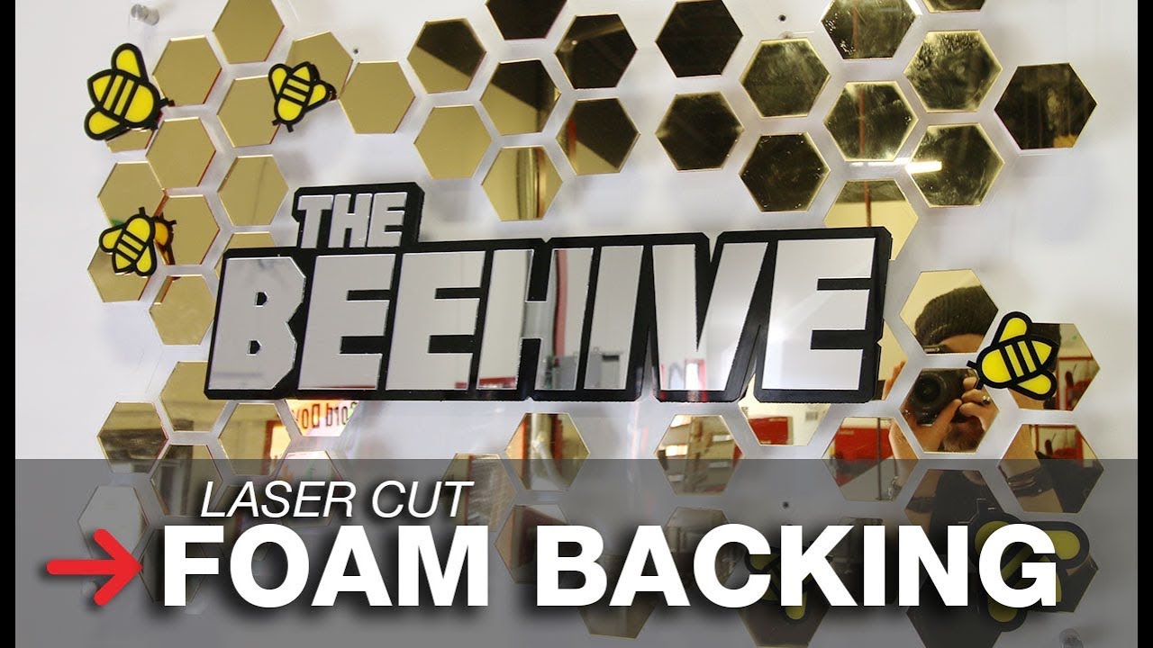 Foam Sign Letter Backing | Laser Cut Foam | Laser Cut Sign