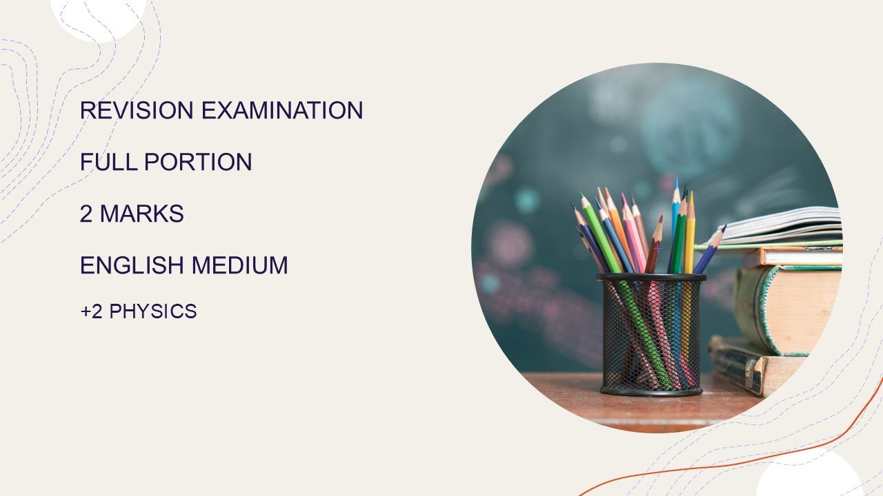 TN|12th|plustwo|physics|fullportion||2mark|revisionexam|