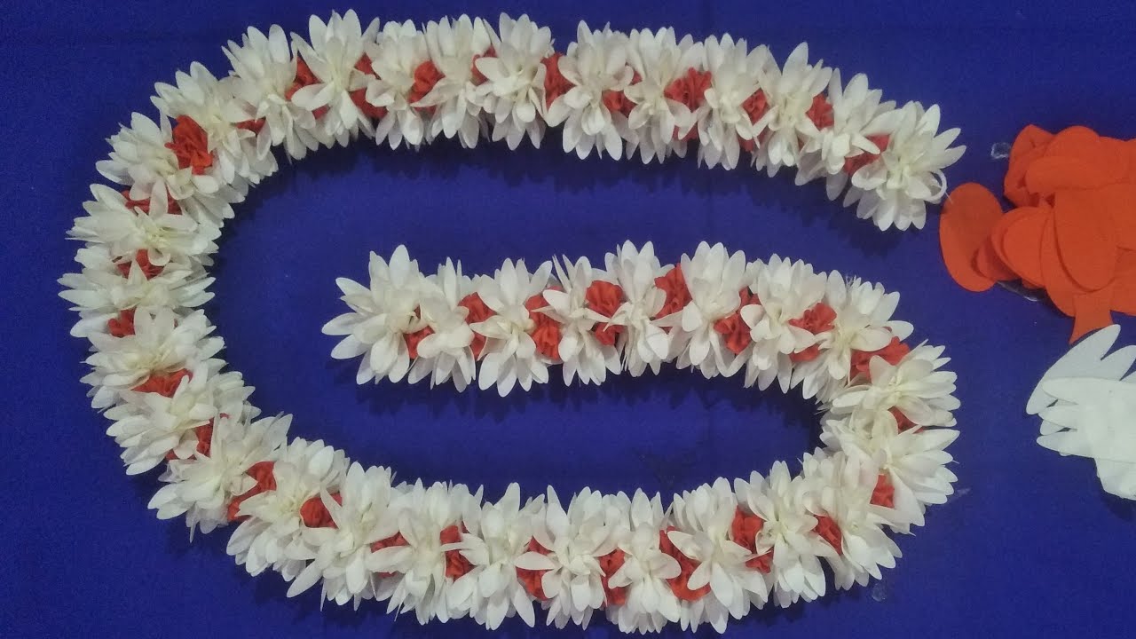Parijatha Hara | Artificial Flower Garland | ಪಾರಿಜಾತ ಹೂವಿನ ಮಾಲೆ |  Krishnaashtami | Dindu | Thorana