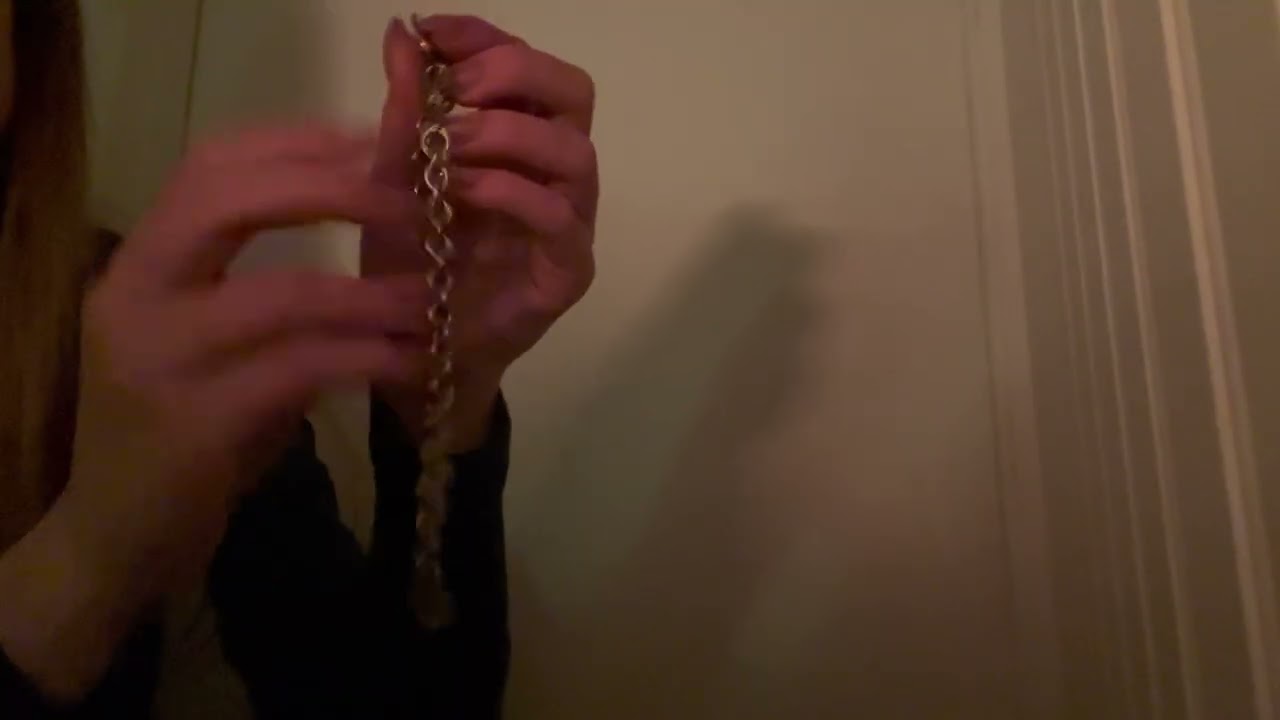 Jewelry asmr for sleep and relaxation #asmr #sleep #jewelry #fyp