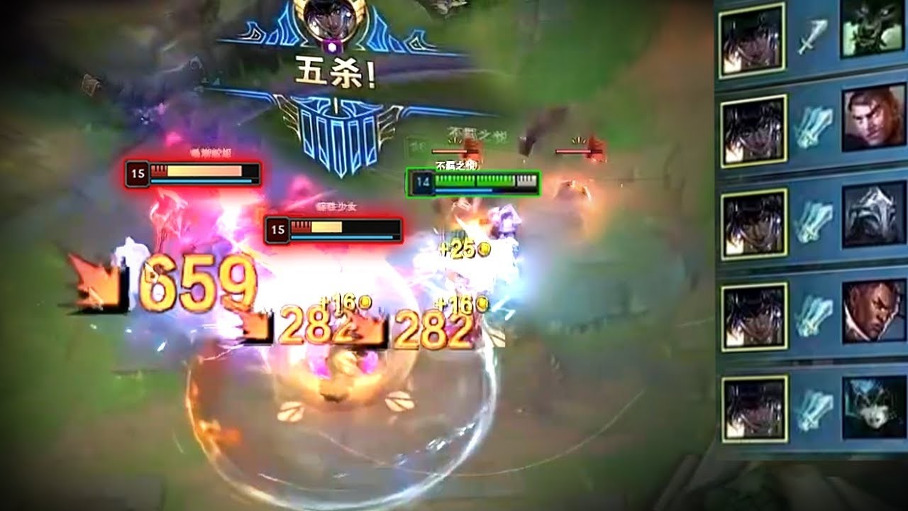 Rank 1 Nilah : Easy Pentakill , SLAPPING Them To Death - Engsub