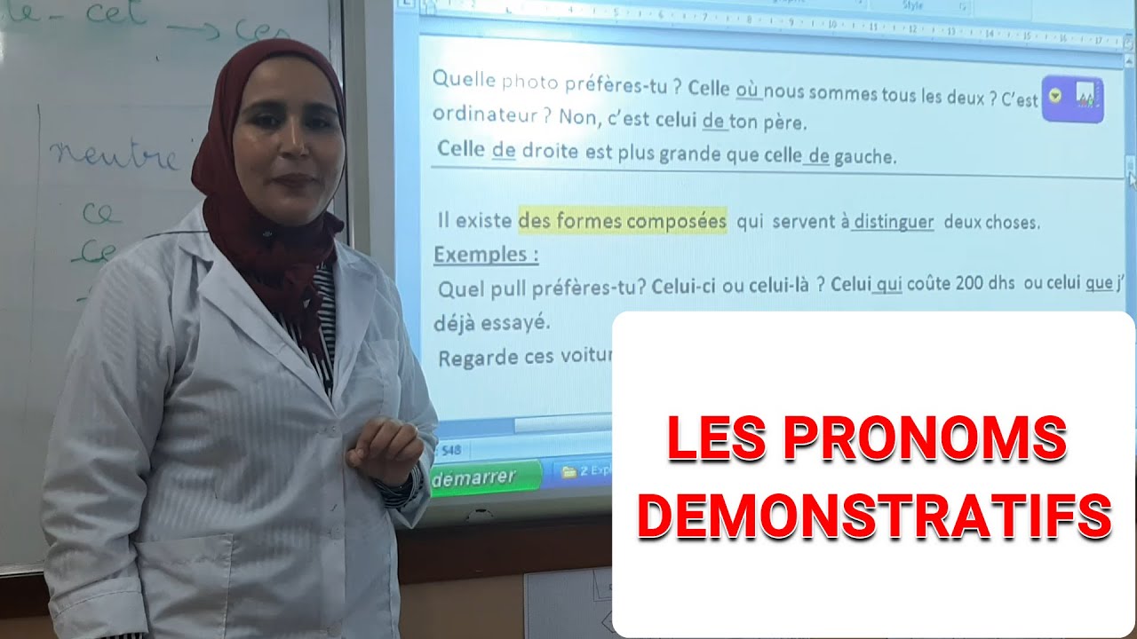 Les pronoms démonstratifs