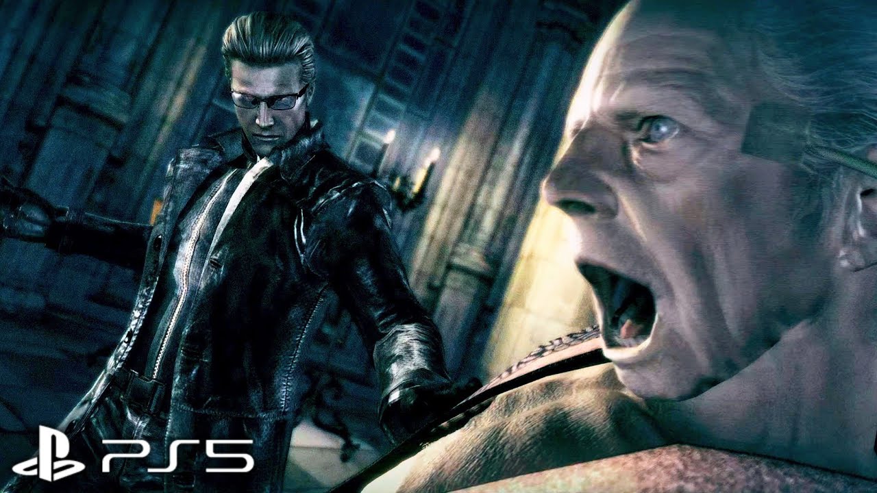 Albert Wesker mata Ozwell E. Spencer Resident Evil 5 PS5 [4K ultra HD HDR]