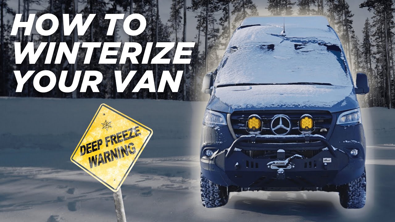 How To Winterize Your Van So Your Pipes Don't FREEZE