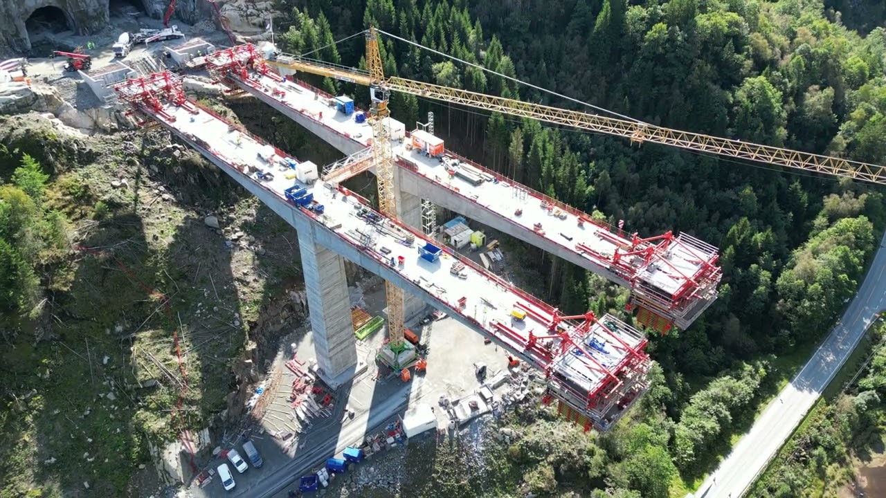 Dronevideo Kvelland bru