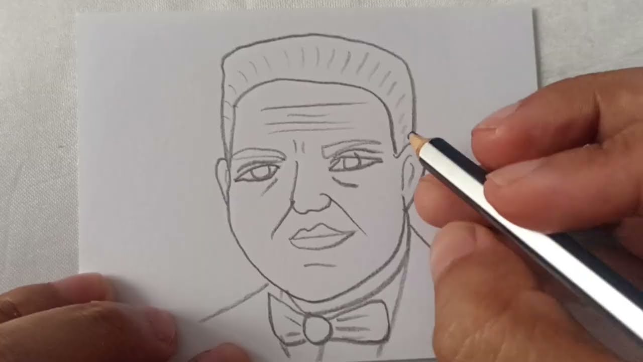 How to draw Emilio Aguinaldo