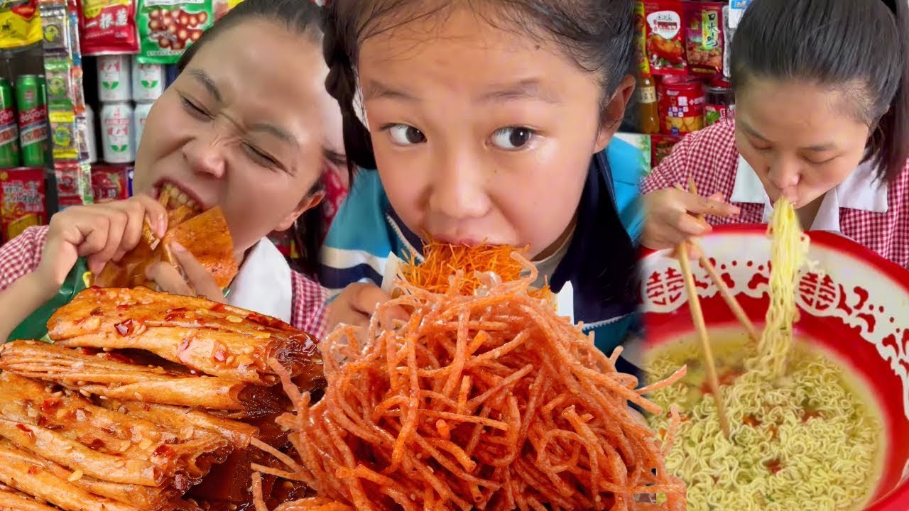 这些零食是80后们的最爱！EP 104#童年零食#童年零食女孩#回忆童年