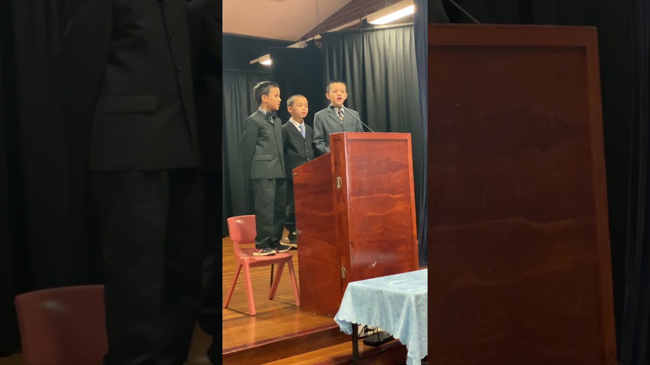 Youth singing, 