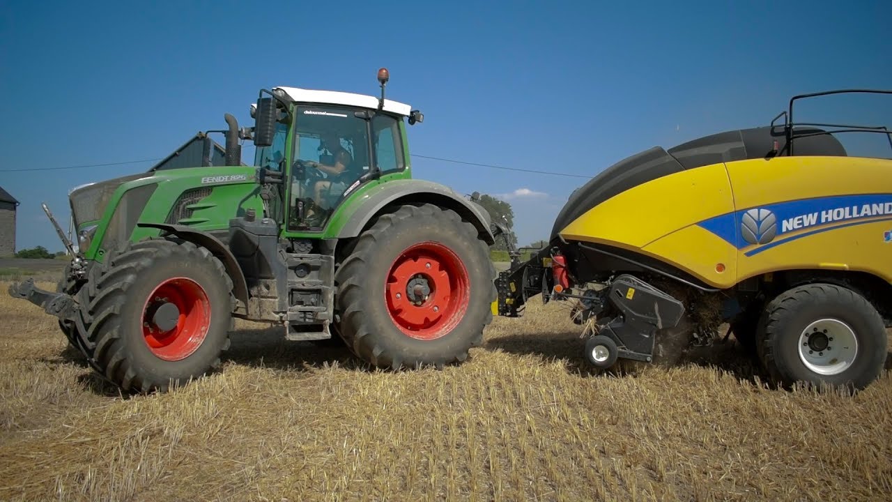 [ETA Bertin] Pressage de paille 2018 (Fendt 826 & BIGBALER 1290)