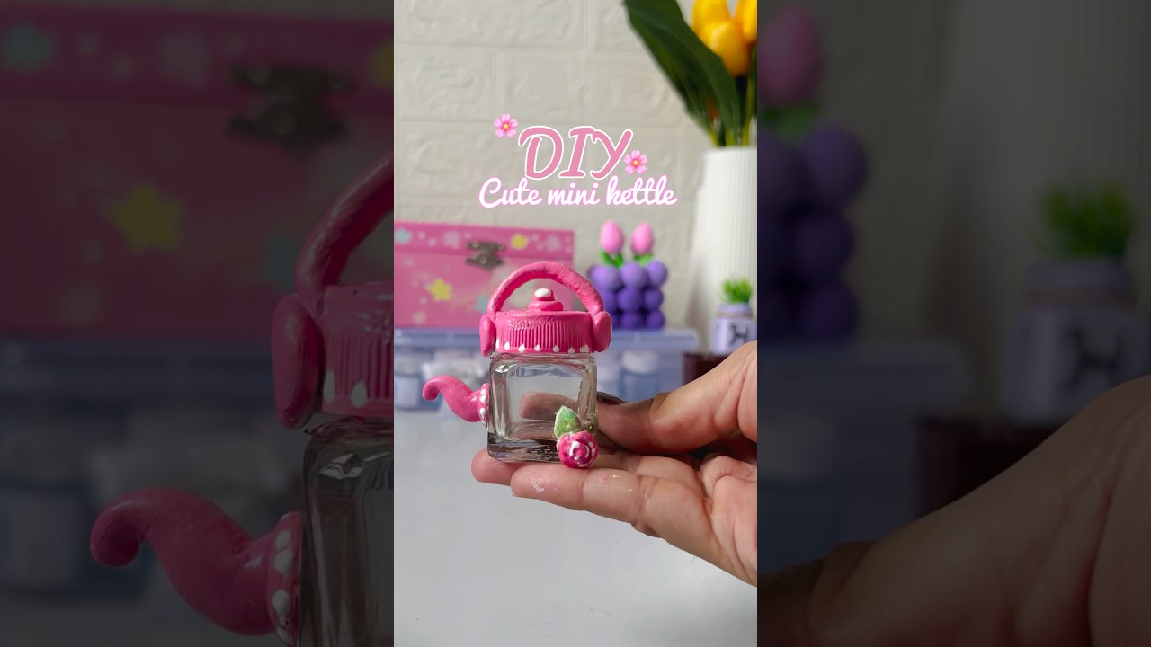 DIY Cute mini kettle #shorts #diy #viralshort #crafing #bestoutofwaste