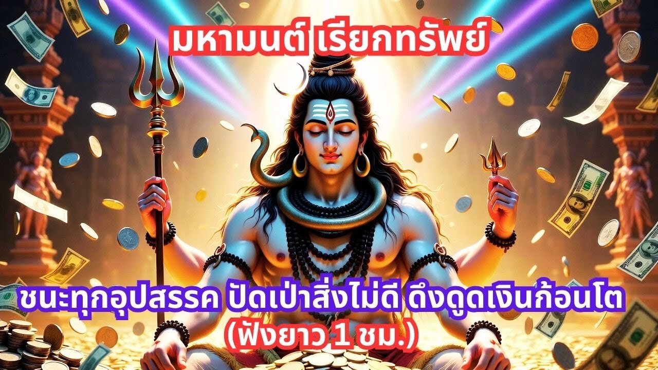 พลังพระศิวะคุ้มครอง 🔱 ชนะศัตรู ปัดเป่าสิ่งชั่วร้าย ( 1 ชม.) | Clear Negative Energy | ॐ नमः शिवाय