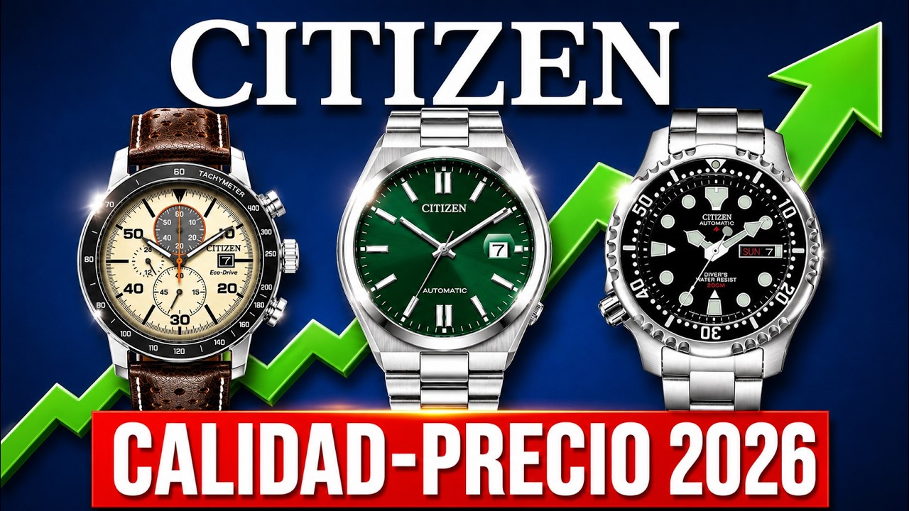 Top 5 Relojes Citizen Calidad-Precio 2026 ⏱️ | El Mejor reloj Citizen Para Ti