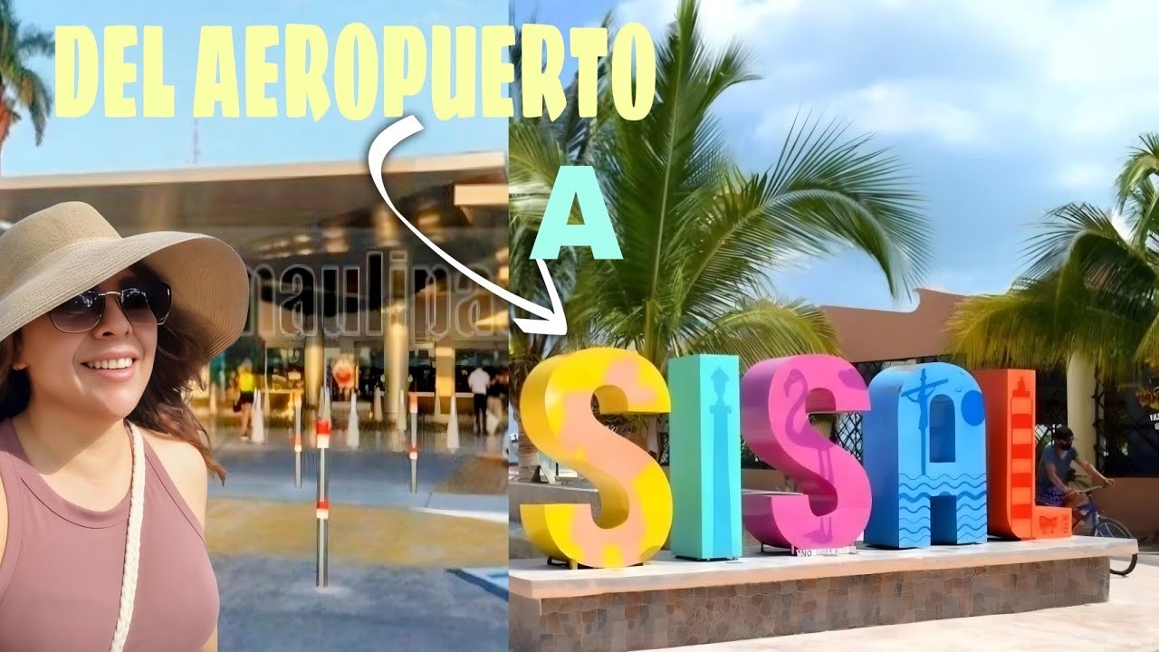 ✈️🌴 CÓMO LLEGAR a SISAL del Aeropuerto de Merida, rápido y barato 