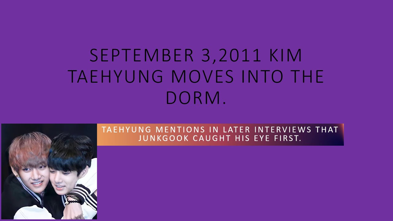 taekook pre-debut