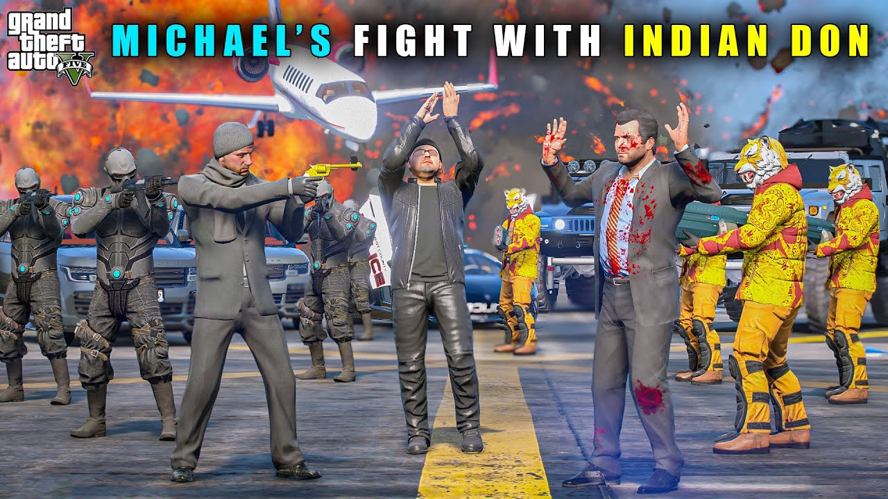 GTA 5 : MICHAEL FIGHT WITH INDIAN DON || BB GAMING