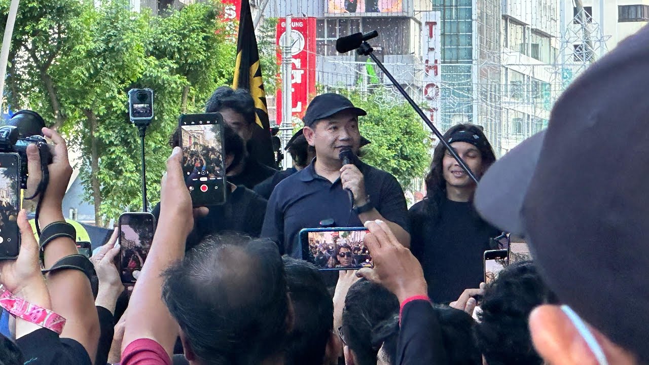 Suasana Himpunan Depan Sogo - Rafizi