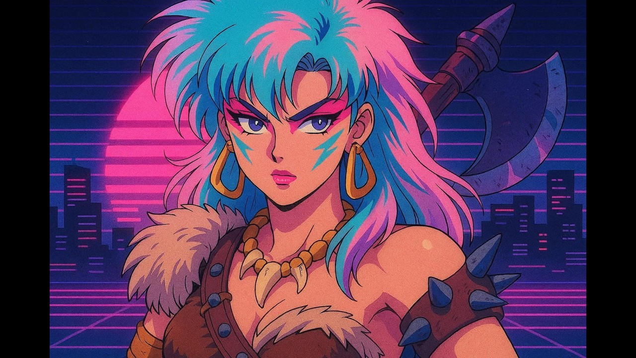 [Pastel] - Neon Warrior - Synthwave Song