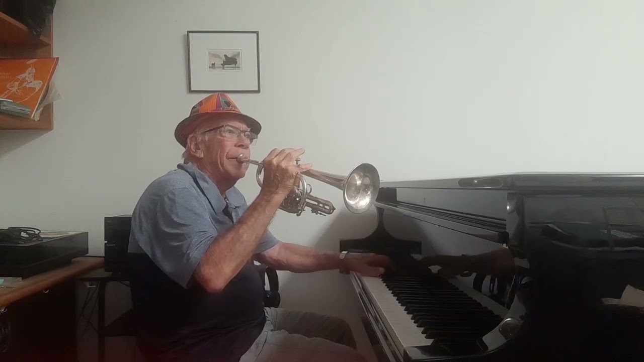 What a Wonderful World --Trumpet and piano at the same time.  Kevin Clark