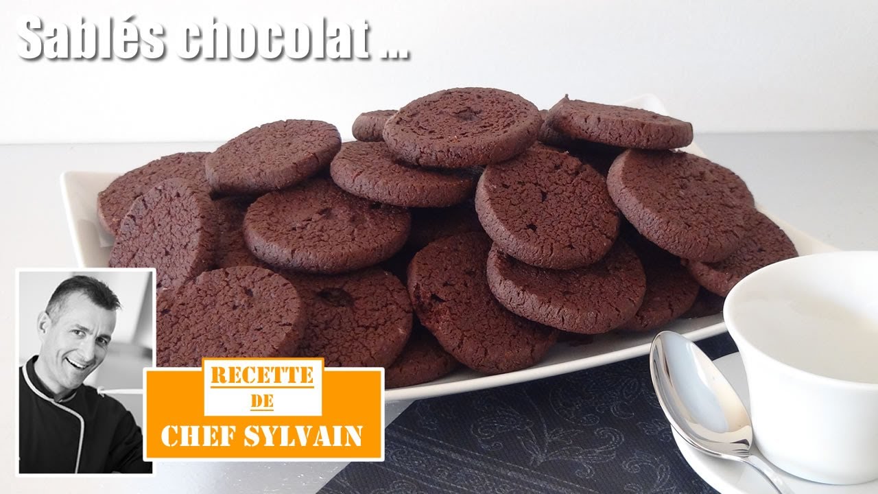 Sablés au chocolat - Recette par Chef Sylvain