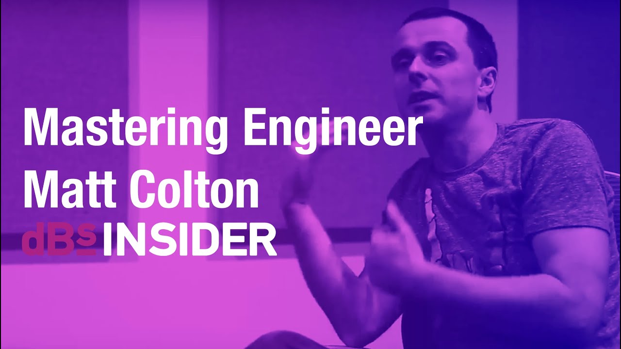 Guest Lecture - Matt Colton Mastering Engineer