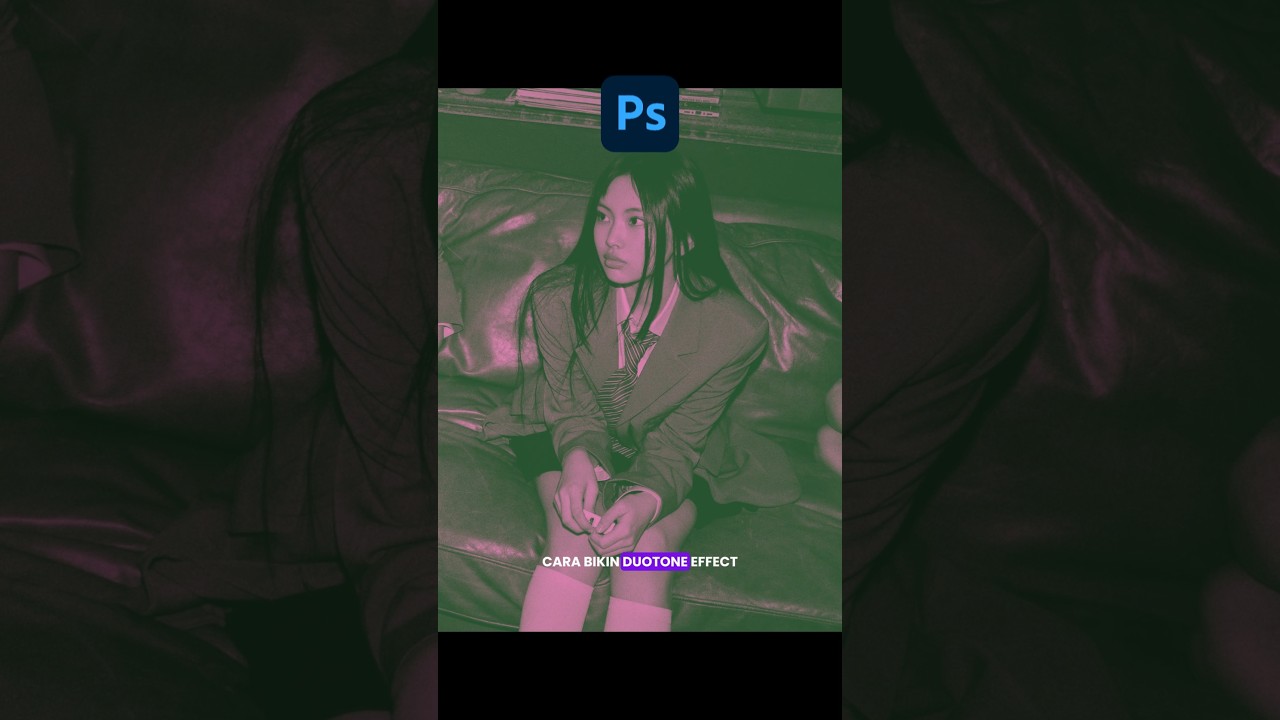 Duotone Effect Tutorial Adobe Photoshop #photoshop #tutorial #posterdesign #duotone