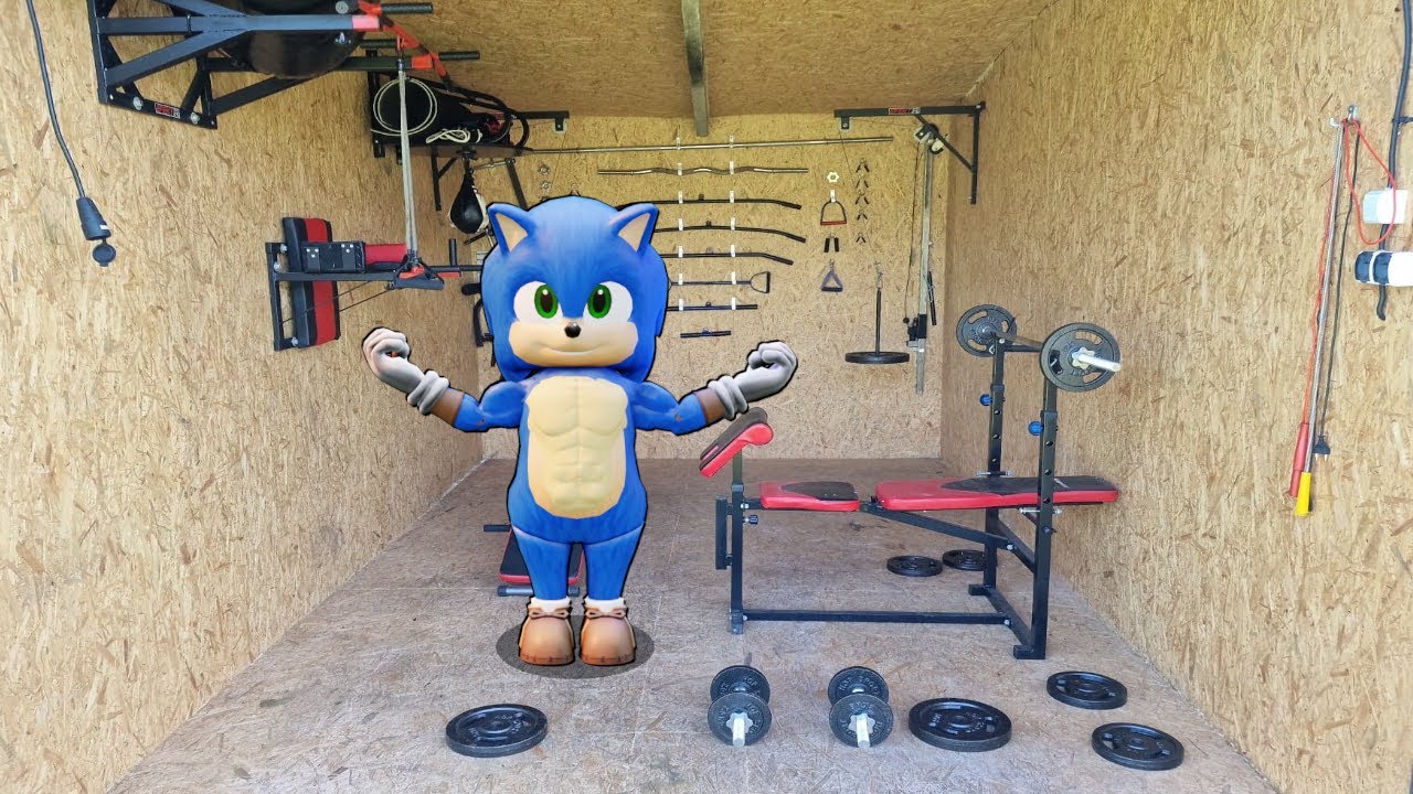 ZROBIŁEM SIŁOWNIE DLA BABY SONIC w PRAWDIZWYM ŻYCIU!