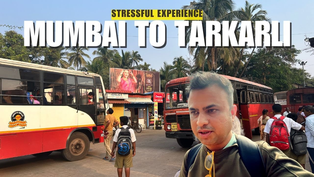 Mumbai To Tarkarli by public transport | An Affordable Public Transport Adventure Travel Vlog |