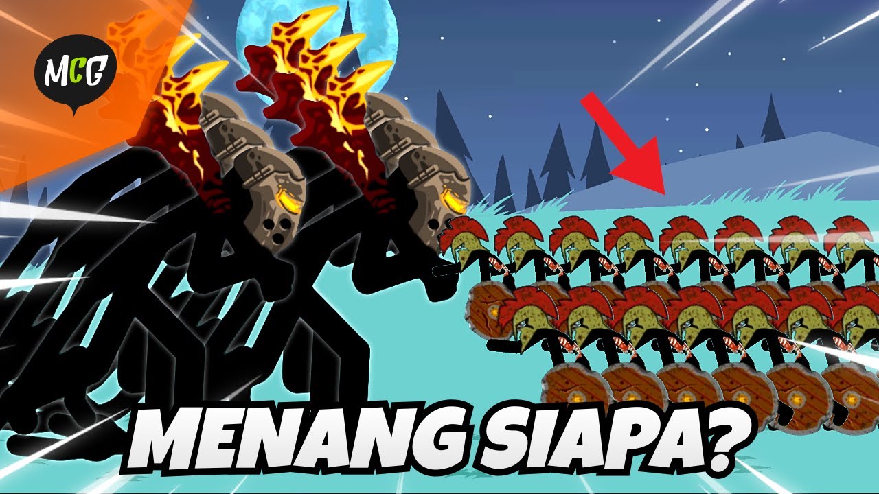 Titan Agung VS Bos Zombie Spearton! - Stick War: Legacy