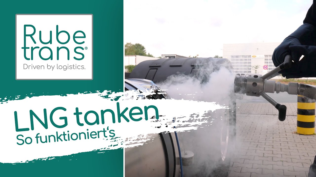 So wird’s gemacht✔👍Tankvorgang bei einem LNG LKW🚚Spedition Rubetrans Logistics