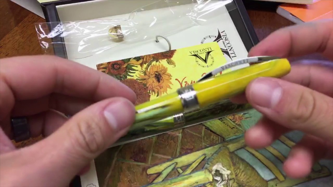 Writer's Showcase - Visconti Van Gogh Vincent's Chair Fountain Pen Review