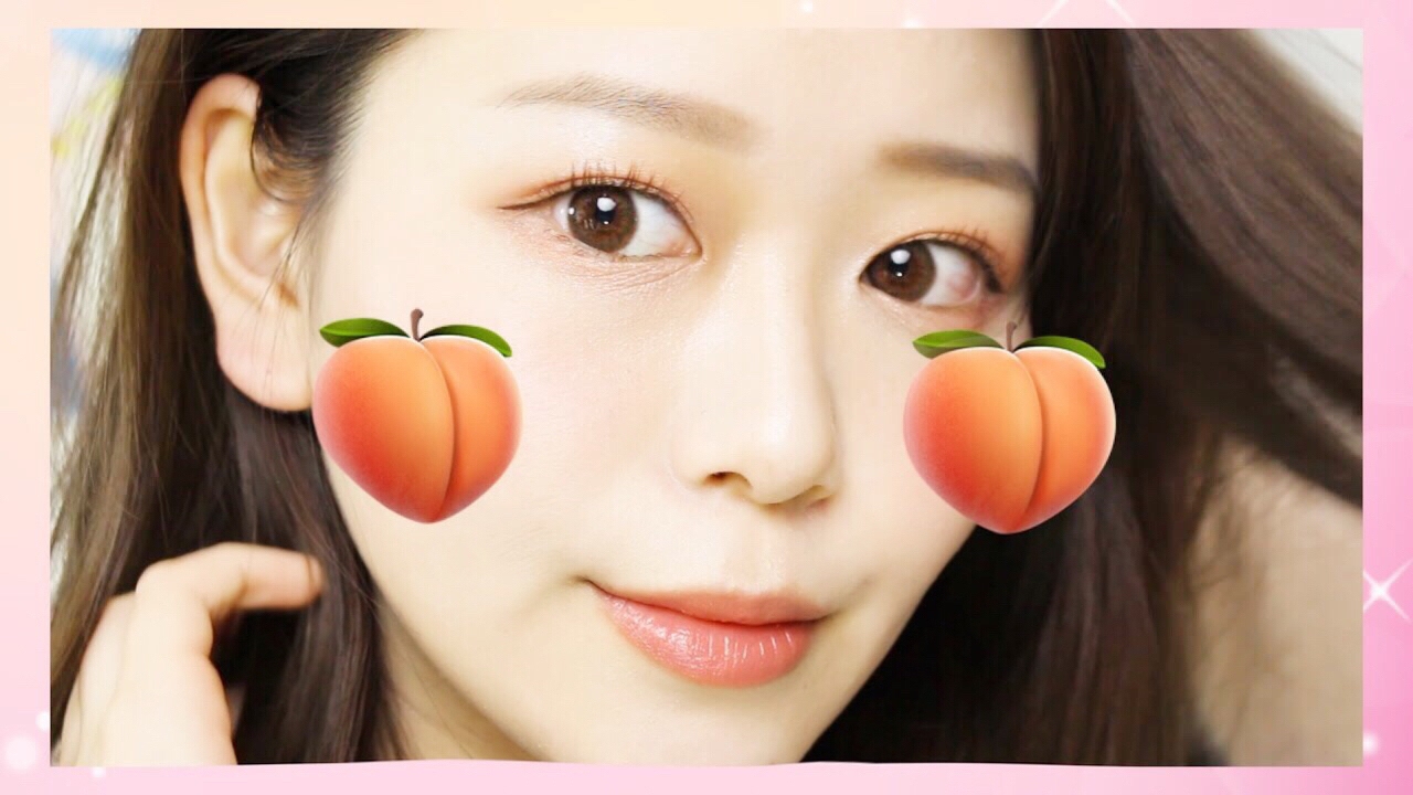 PEACH MAKEUP / 桃メイク🍑복숭아 메이크업 by 桃桃