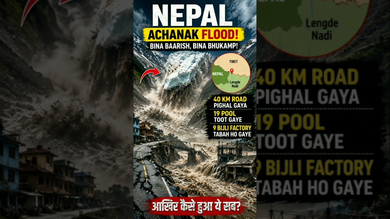 Dark Truth of Nepal&rsquo;s Flood &mdash; The REAL Reason Is Out! #shorts