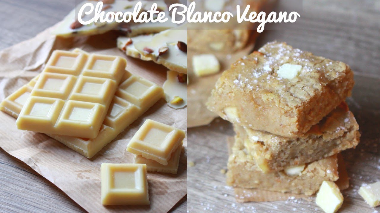 CHOCOLATE BLANCO VEGANO | Receta Blondies