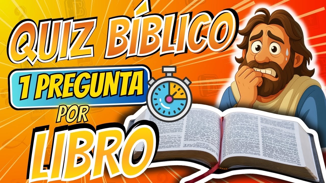 RETO BÍBLICO DESDE GÉNESIS HASTA APOCALIPSIS 🔥 | 66 PREGUNTAS | QUIZ BIBLIA