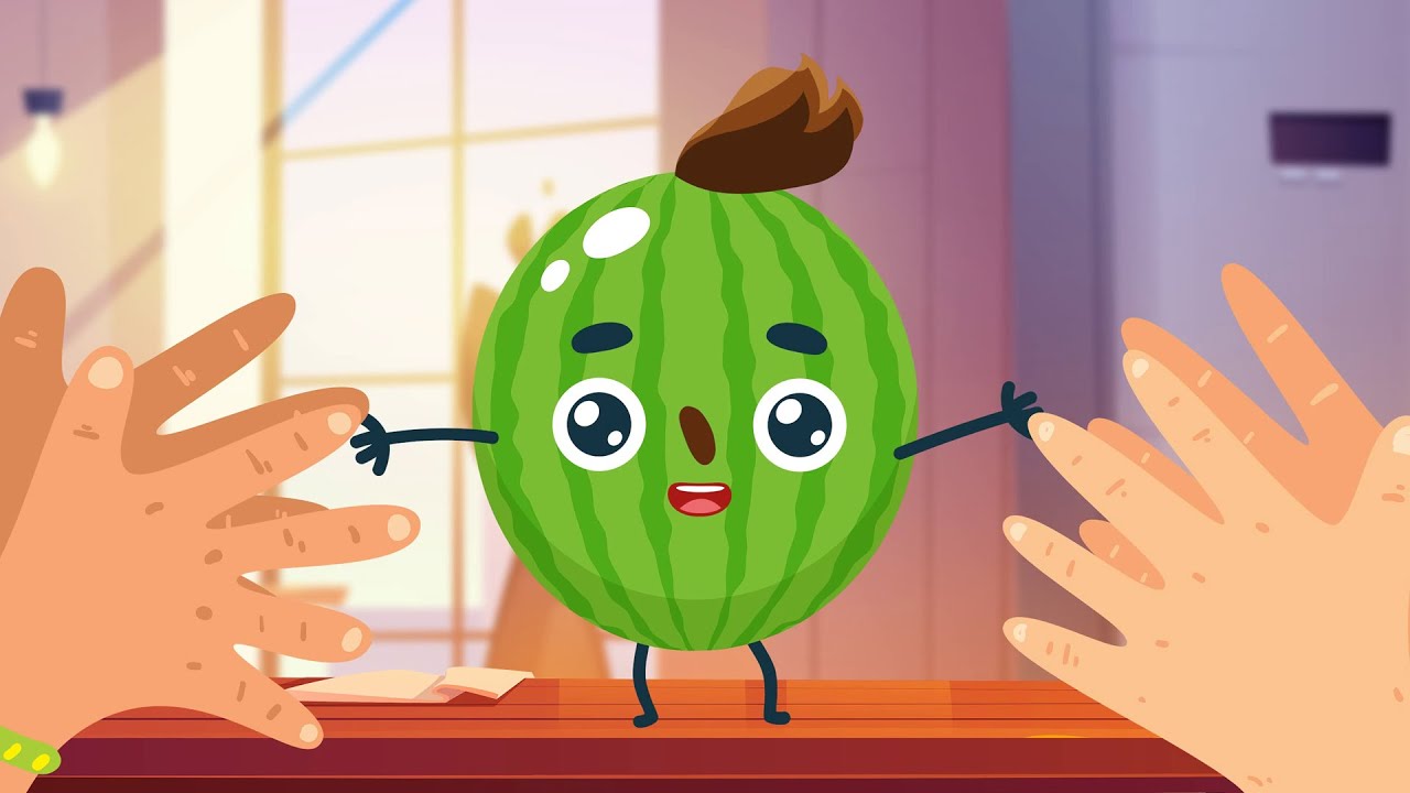 Karpuz Adam Şip Şap Şop - Süper Çocuk Şarkıları 🍉🍐🍎🍓