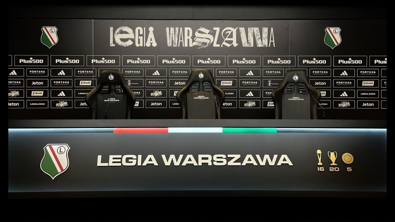 Konferencja prasowa przed meczem Legia Warszawa - Korona Kielce
